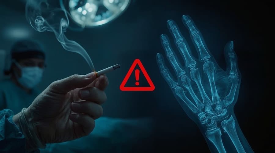 تأثیرات منفی سیگار بر جراحی‌های ارتوپدی و روند بهبودی