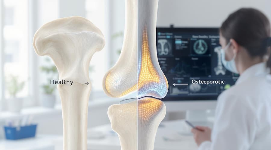 پوکی استخوان همان کاهش تراکم استخوان است؟